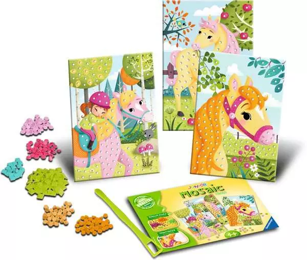 Ravensberger Matratzen Mosaic Junior Horses - Bastelset für Kinder ab 4 Jahren Discount Store für neue Produkte