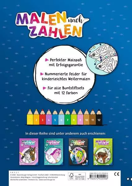 Ravensberger Matratzen Malen nach Zahlen ab 7: Im Meer Clearance-Verkauf