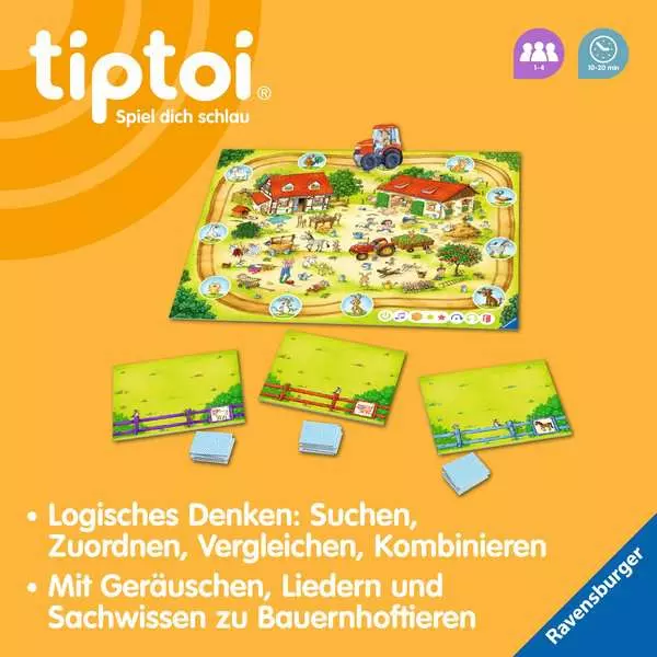 Ravensberger Matratzen tiptoi® Rätselspaß auf dem Bauernhof - Lernspiel ab 3 Jahren Hotsell