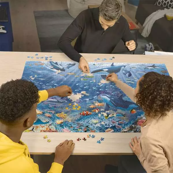Ravensberger Matratzen Puzzle 3000 Teile - Bunter Unterwasserspaß Blitzverkäufe