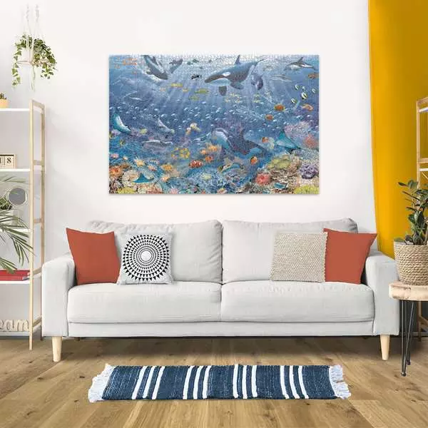 Ravensberger Matratzen Puzzle 3000 Teile - Bunter Unterwasserspaß Blitzverkäufe