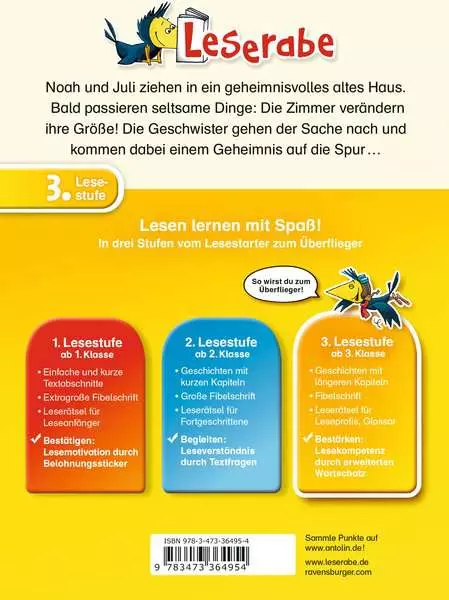 Ravensberger Matratzen Leserabe - 3. Lesestufe: Das Zauberhaus Cyber Monday