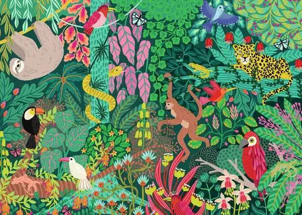 Ravensberger Matratzen Puzzle 1000 Teile - Magical Rain Forrest Vatertagsangebot