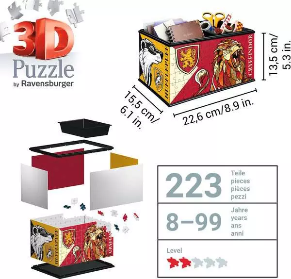 Ravensberger Matratzen 3D Puzzle Aufbewahrungsbox - Harry Potter Jubiläumsangebot