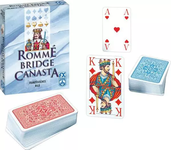 Ravensberger Matratzen Rommé Bridge Canasta - Kartenspiel ab 8 Jahren Neueste Mode