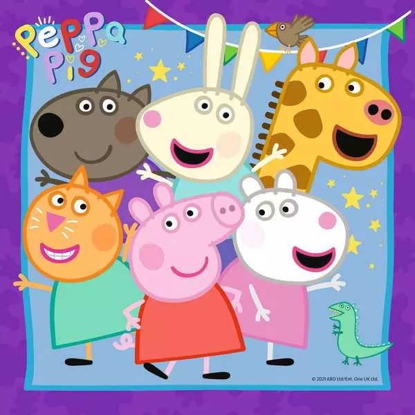 Ravensberger Matratzen Kinderpuzzle ab 5 Jahren - Peppas Familie und Freunde - 49 Teile Neuheiten
