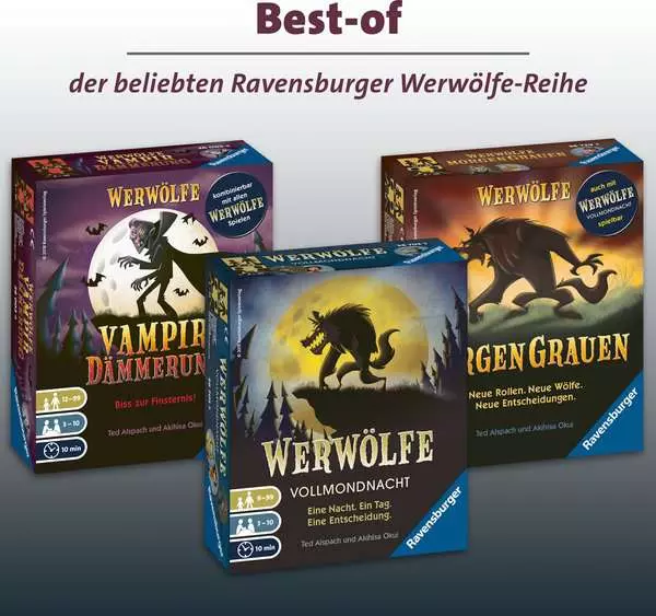Ravensberger Matratzen Werwölfe Epic Battle - Spiel ab 10 Jahren Nur noch ein Tag übrig