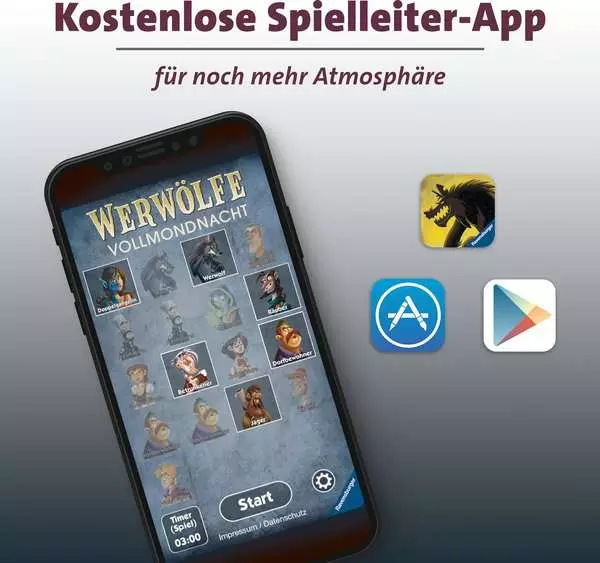 Ravensberger Matratzen Werwölfe Epic Battle - Spiel ab 10 Jahren Nur noch ein Tag übrig