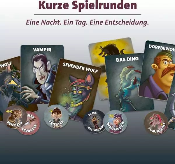 Ravensberger Matratzen Werwölfe Epic Battle - Spiel ab 10 Jahren Nur noch ein Tag übrig