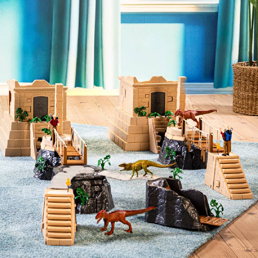 Schleich Dino Tempel-Eroberung Mega-Set Riesige Ersparnisse
