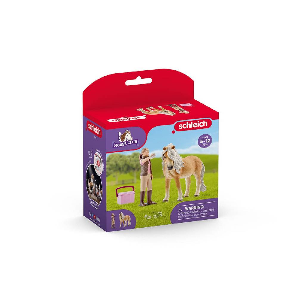Schleich Pferdepflegerin mit Island Pony Stute Sonderangebot der Fabrik