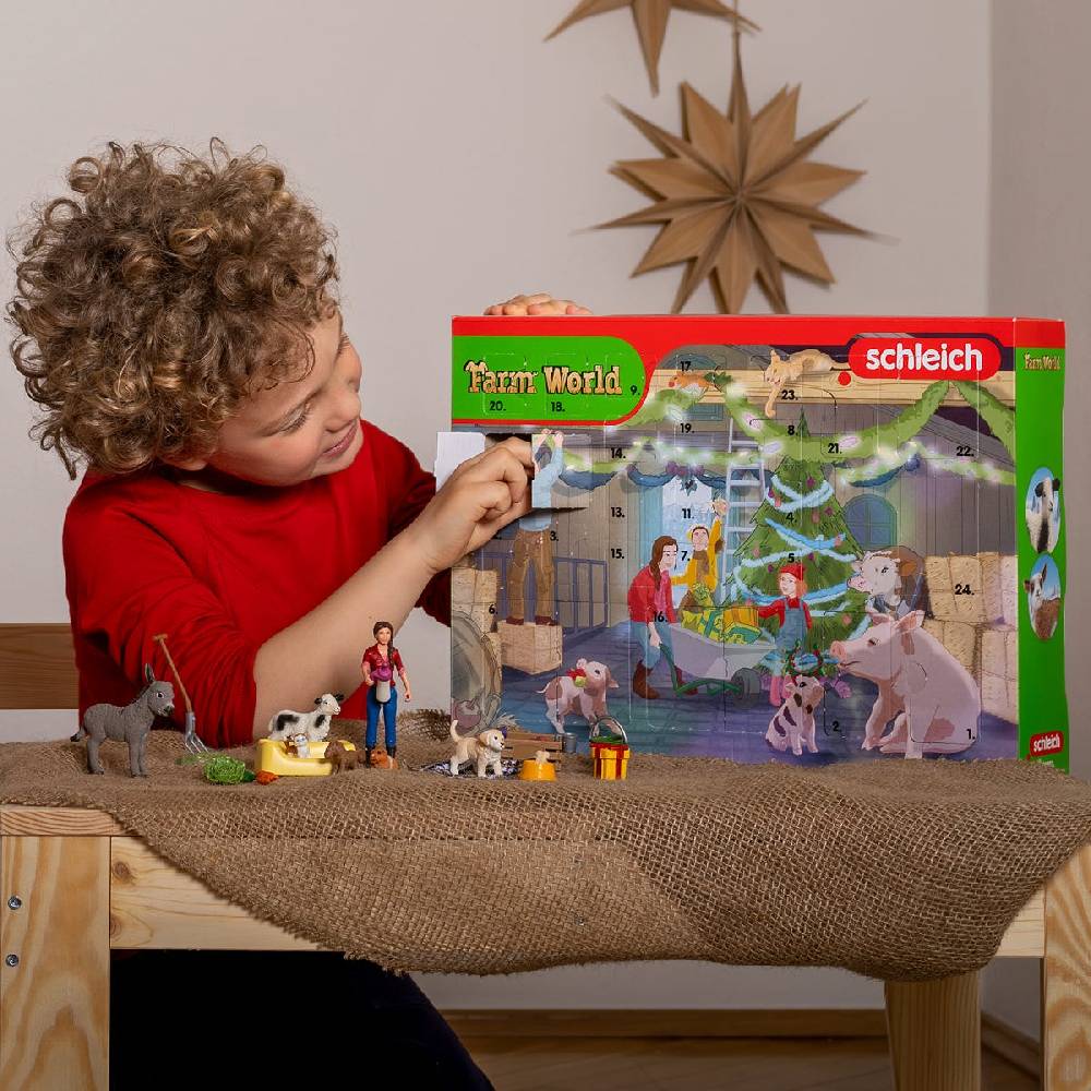 Schleich Adventskalender 2023 FARM WORLD Nur noch ein Tag übrig