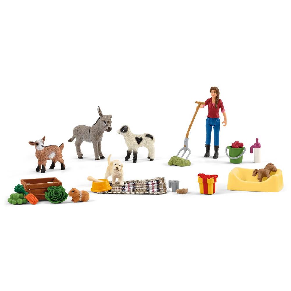Schleich Adventskalender 2023 FARM WORLD Nur noch ein Tag übrig