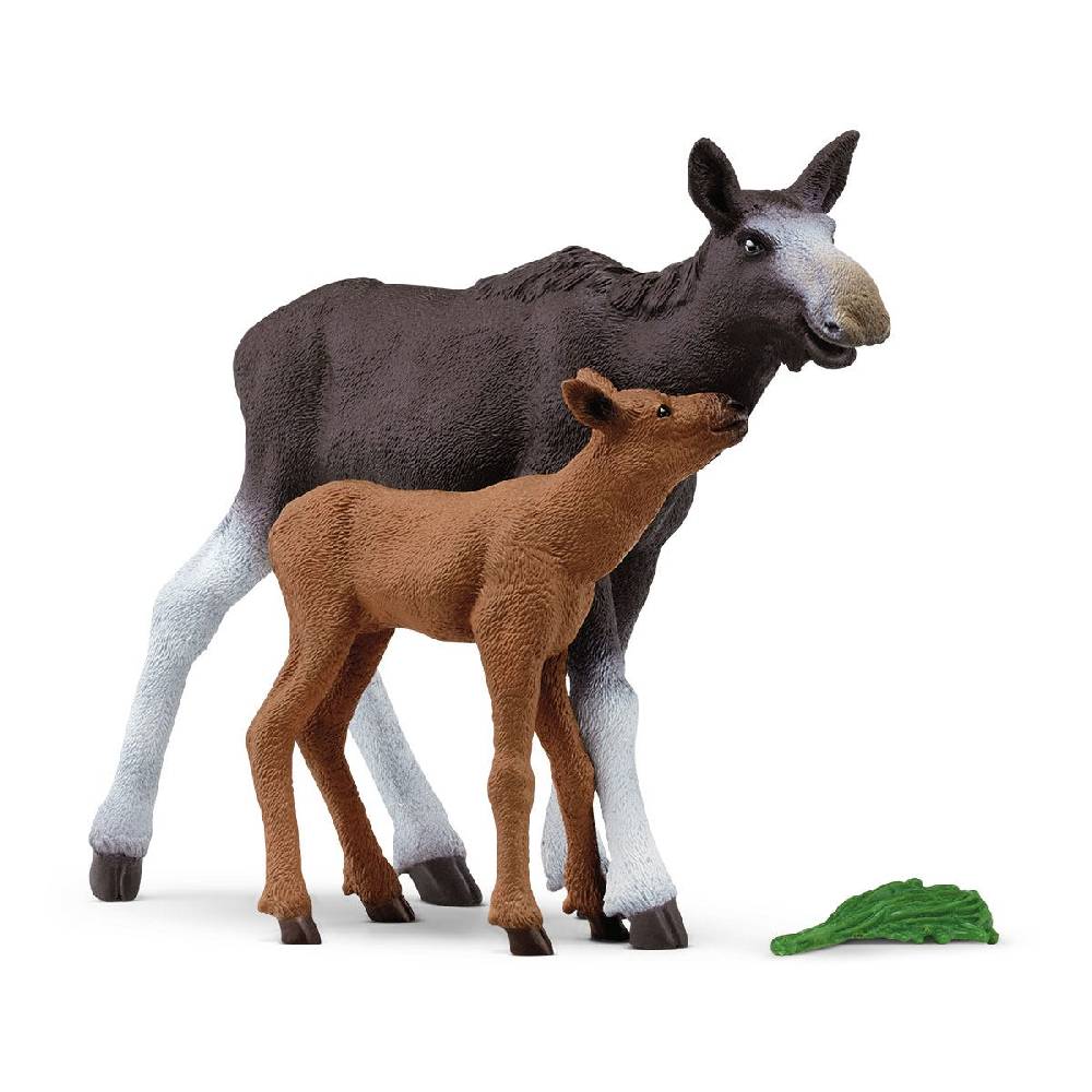 Schleich Elchkuh mit Kalb Osterangebot