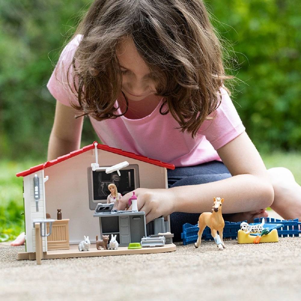 Schleich Tierarzt-Praxis mit Haustieren Online Outlet