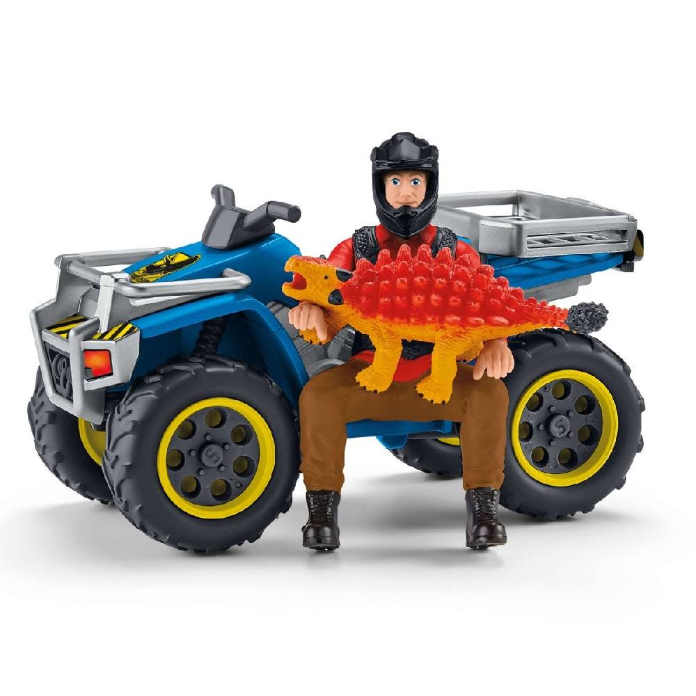 Schleich Flucht auf Quad vor Velociraptor 50% Rabatt mit kostenlosem Versand