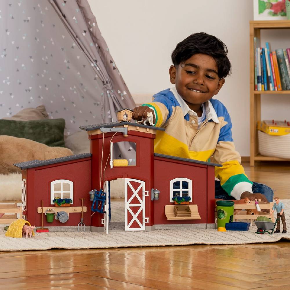 Schleich Große Farm mit Tieren und Zubehör Blitzangebot