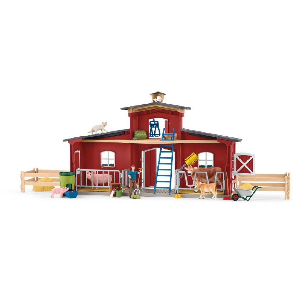 Schleich Große Farm mit Tieren und Zubehör Blitzangebot