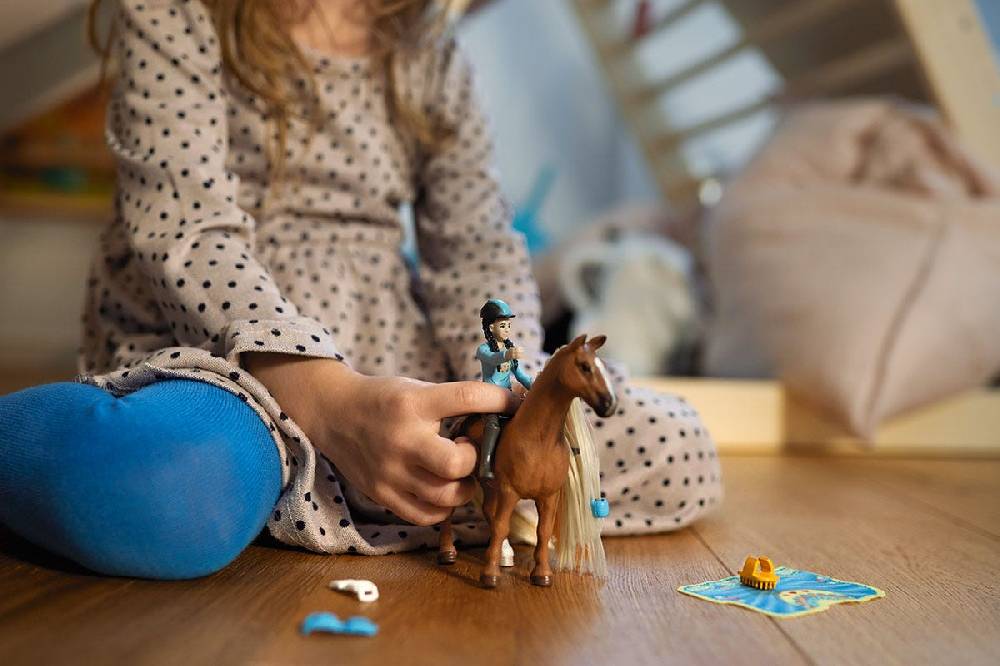 Schleich Kim & Caramelo Starter Set Räumungsverkauf