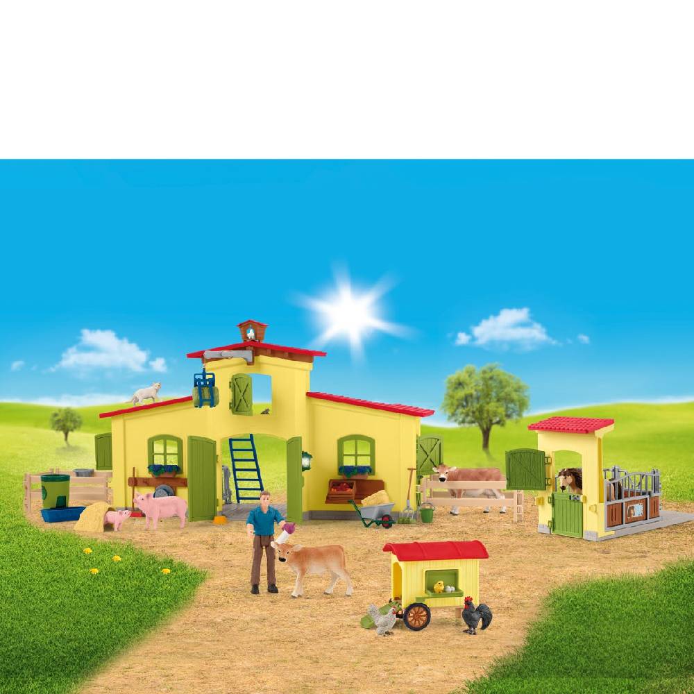 Schleich Farm mit Hühnerstall und Pferdestall Letzte 3 Tage