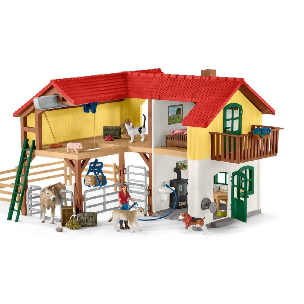 Schleich Bauernhaus mit Stall und Tieren Letzter Tag