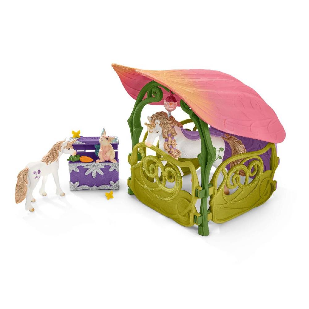 Schleich Glitzerndes Blütenhaus mit Einhörnern, See und Stall Zeitbegrenzte Promotion