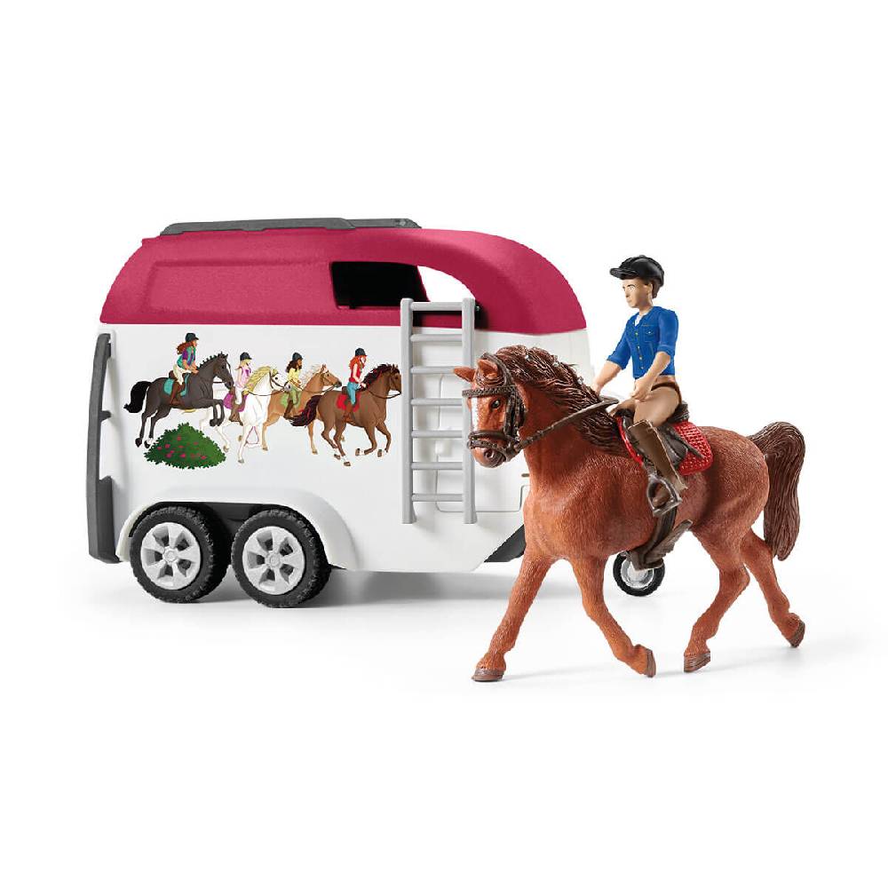 Schleich Abenteuer mit Auto und Pferdeanhänger Nur für heute