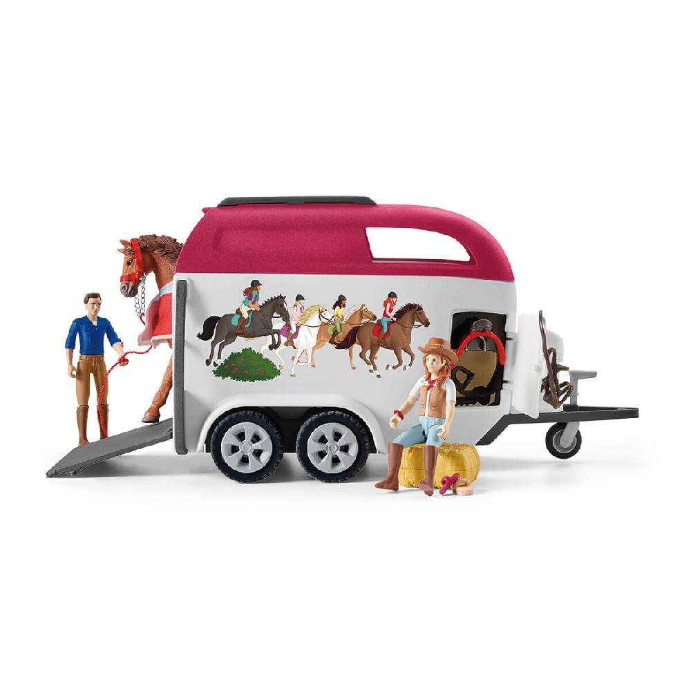 Schleich Abenteuer mit Auto und Pferdeanhänger Nur für heute