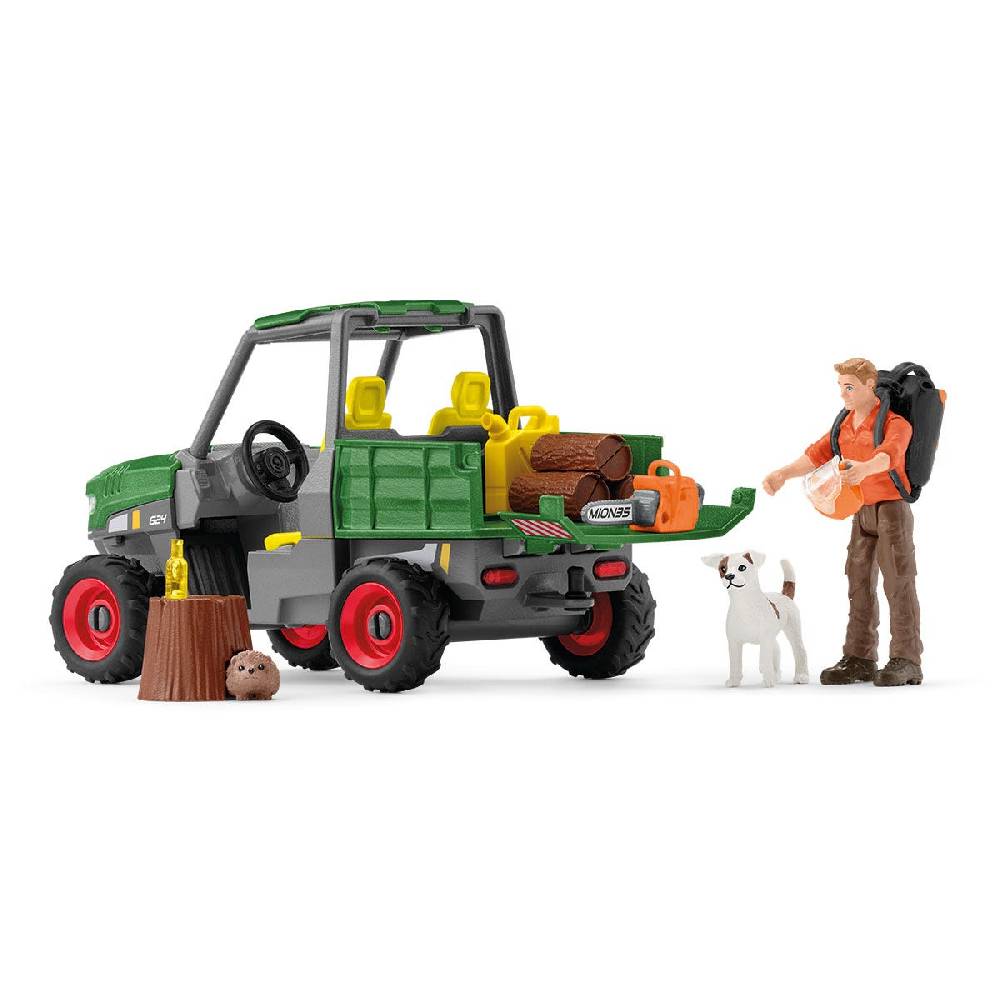 Schleich Waldbauer mit Fahrzeug Angebote