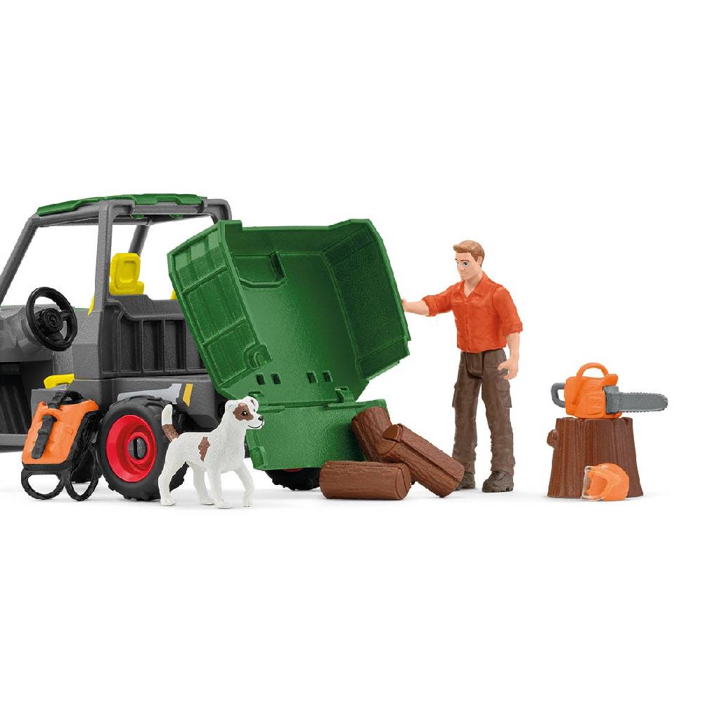 Schleich Waldbauer mit Fahrzeug Angebote