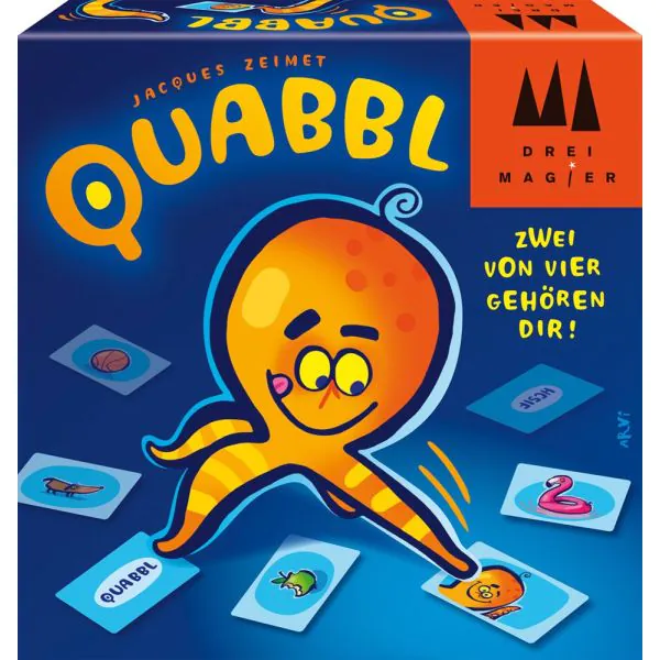 ﻿Schmidt Spiele Drei Magier®: Quabbl, Kartenspiel