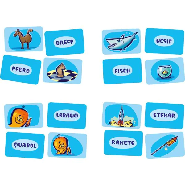 ﻿Schmidt Spiele Drei Magier®: Quabbl, Kartenspiel Jubiläumsangebot