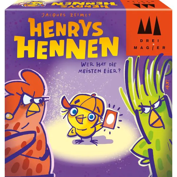Schmidt Spiele Drei Magier®: Henrys Hennen, Kartenspiel