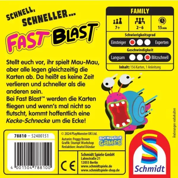 Schmidt Spiele Fast Blast™, Kartenspiel Top Angebot