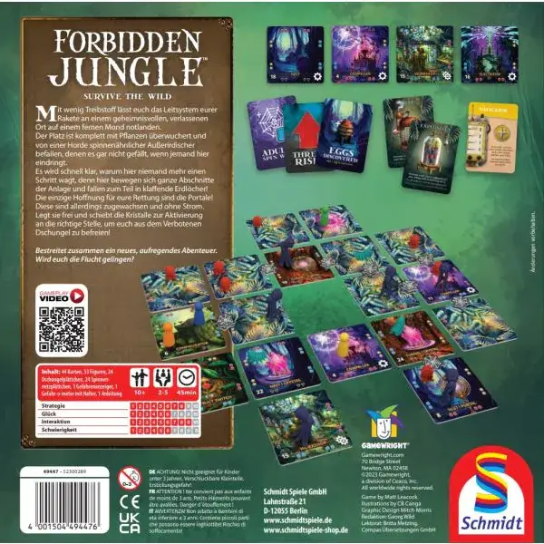 Schmidt Spiele Forbidden Jungle™, Familienspiel Neuheiten