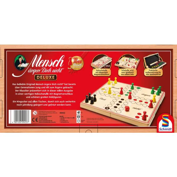 Schmidt Spiele Mensch ärgere dich nicht® – Deluxe Räumungsverkauf