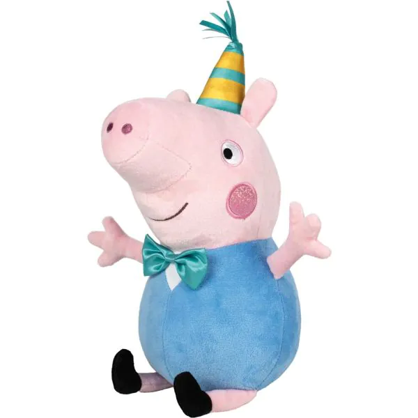 Schmidt Spiele Peppa Pig: Schorsch Wutz Party, 37 cm, Plüsch