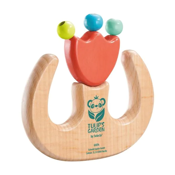 Schmidt Spiele TULIP'S GARDEN by SELECTA® Babywelt: Greifling Tulpe aus Holz, 9,5 cm Super Rabatt