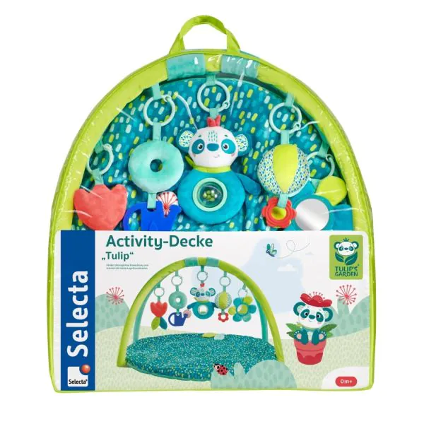 Schmidt Spiele TULIP'S GARDEN by SELECTA® Soft Toy: Activity-Decke Tulip, 83 cm Riesige Rabatte
