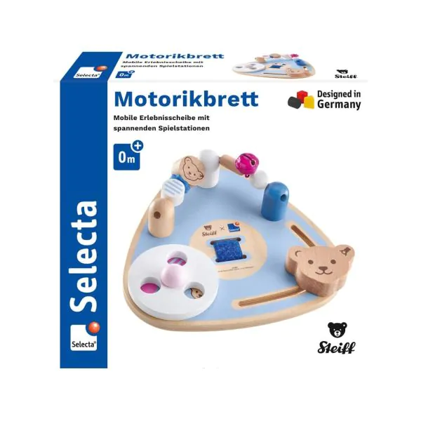 Schmidt Spiele Steiff: Motorikbrett aus Holz, 17,5 cm Fabrikladen