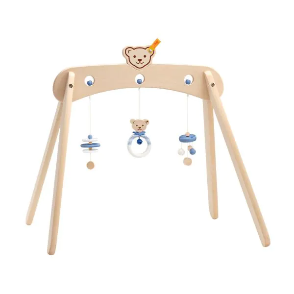 Schmidt Spiele Steiff: Spieltrapez blau aus Massivholz, 59 cm Im Verkauf