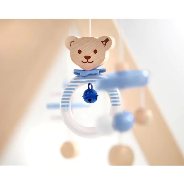 Schmidt Spiele Steiff: Spieltrapez blau aus Massivholz, 59 cm Im Verkauf