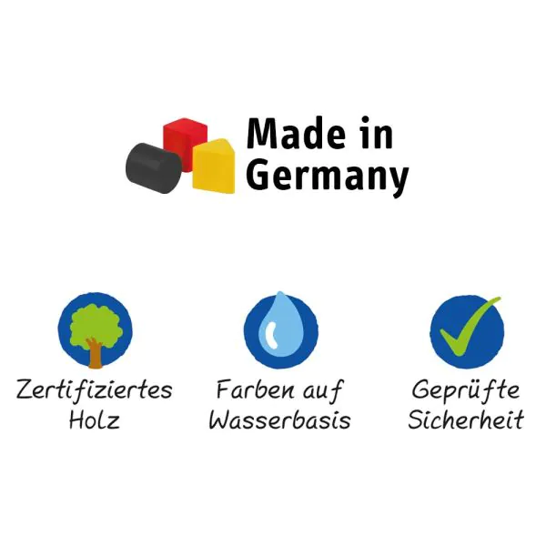 Schmidt Spiele Steiff: Sortierbox mit 4 Holzklötzchen, 16 cm 50% Rabatt für begrenzte Zeit