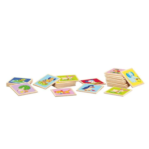 Schmidt Spiele Memo Tiere, Legespiel aus Holz, 24 Teile 2025