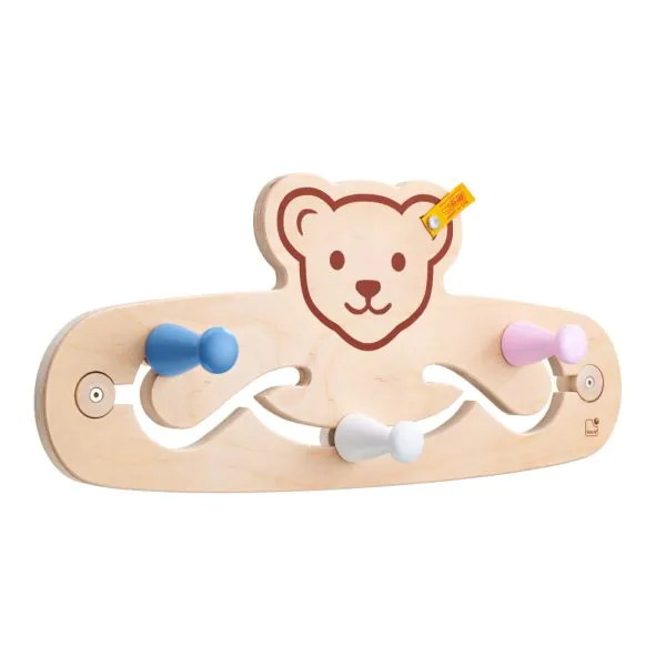 Schmidt Spiele Steiff: Garderobe mit 5 Haken, 44 x 19 cm