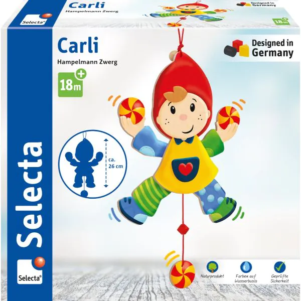 Schmidt Spiele Carli, Hampelmann, 26 cm Meist gekauft