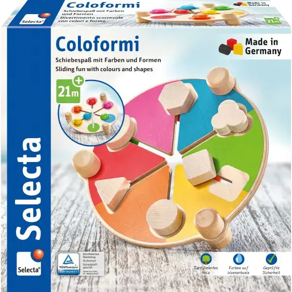 Schmidt Spiele Coloformi, Schiebespaß mit Farben und Formen, 19,5 cm Blitzverkäufe
