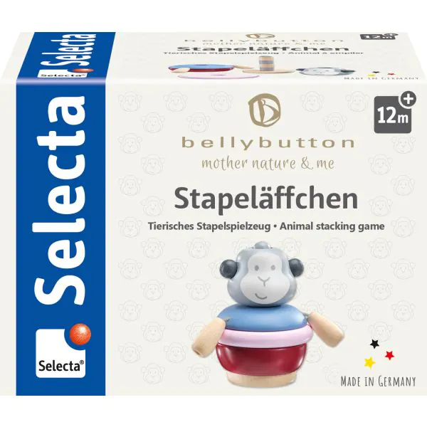 Schmidt Spiele bellybutton: Stapeläffchen, 9 cm Limitierter Zeitrabatt