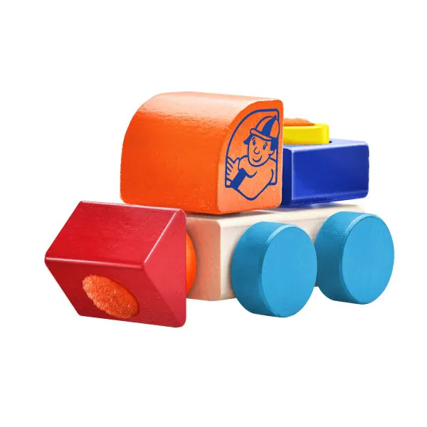 Schmidt Spiele Klettini® Lastwagen, Klett-Stapelspielzeug