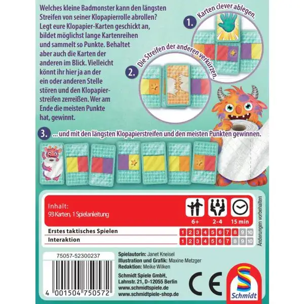 Schmidt Spiele Monsterrolle, Kinderspiel Flash Sale